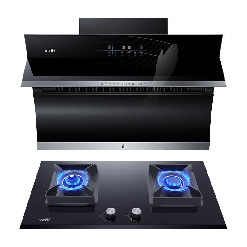 华帝(vatti)i11134+i10053BF 21立方大吸力挥手侧吸式抽油烟机 燃气灶具 套装高频自动洗 (液化气)