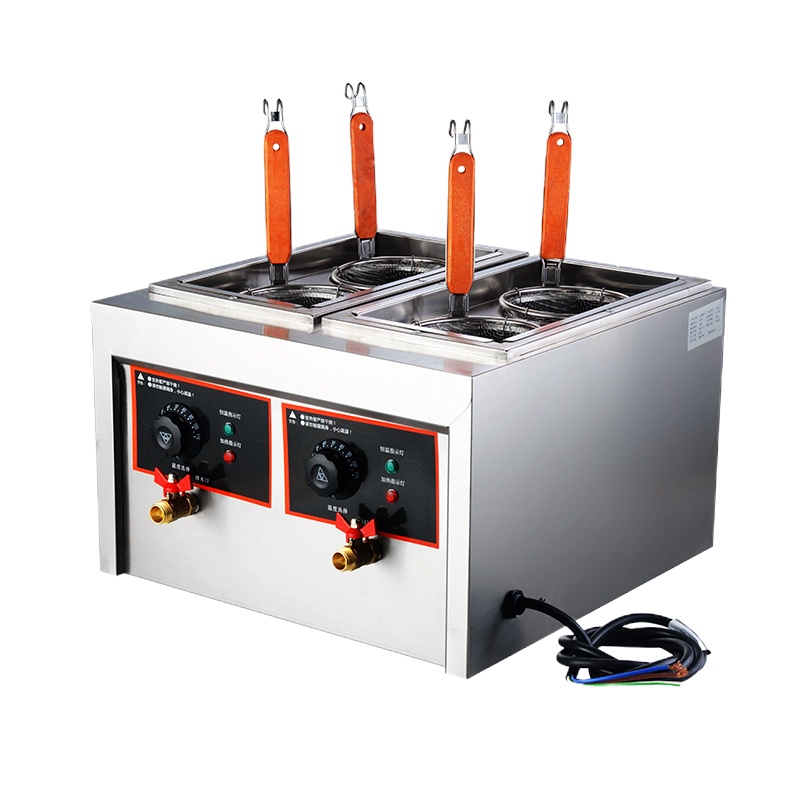 妖怪电热煮面炉商用台式四头节能汤面炉汤粉炉酸辣粉炉麻辣烫冒菜炉 升级版4孔煮面炉4千瓦功率