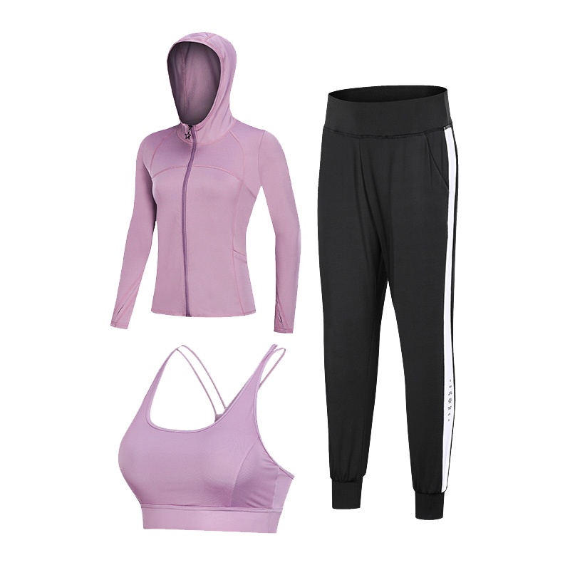 【直营】木林森(MULINSEN)修身显瘦运动外套女速干透气拉链跑步长袖修身健身夹克瑜伽服