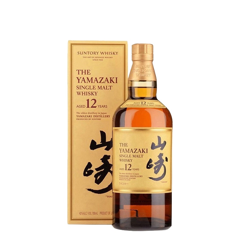 Yamazaki/山崎12年 日本原装进口威士忌  700ml/瓶 无盒