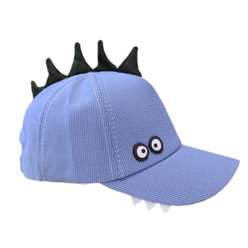 拉里宝贝儿童帽子春夏韩版卡通动物鳄鱼棒球帽男童鸭舌帽遮阳帽3-5-7岁男孩四季帽子