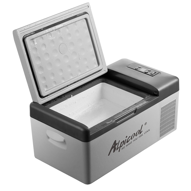 冰虎(Alpicool)车载冰箱压缩机制冷C15升车家两用24v12v车用冷冻冷藏冷柜制冰货车宿舍小冰箱可手机APP调温