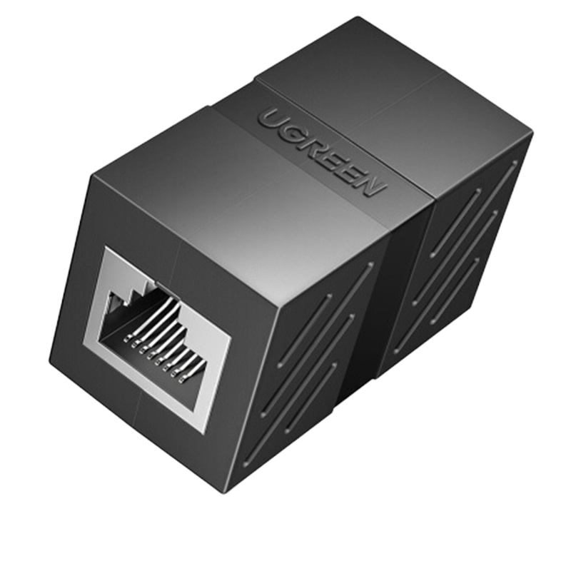 绿联 网线转接头对接头 RJ45网线延长器直通头