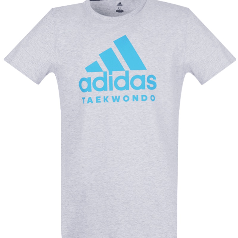 Adidas阿迪达斯跆拳道短袖男速干透气运动休闲T恤运动服ADICTT-GYBU-1