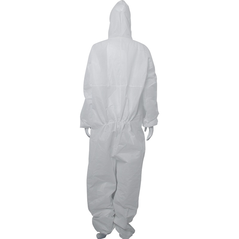 一次性医用隔离衣连体防护医院隔离服防病毒防护防疫连体全身隔离衣带帽 1套