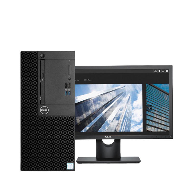 戴尔OptiPlex 3080MT 23.8寸显示器 I5-10500 8G 1T+256G 无光驱 2G独显 定制