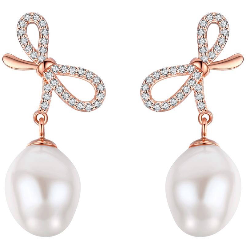 佰色传情巴洛克耳环女新款潮法式异形复古耳坠耳饰天然珍珠耳钉