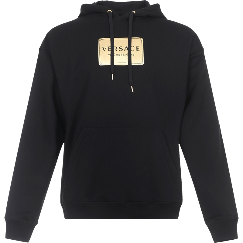 VERSACE 范思哲 男士 棉质加绒款连帽卫衣运动衫 A87450 A232781