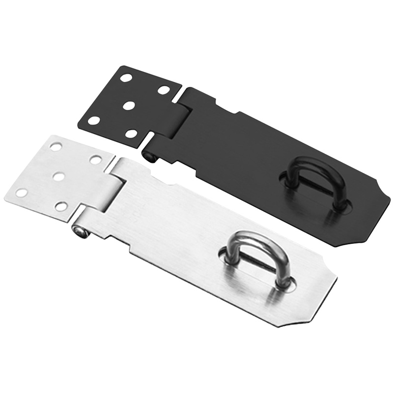 海斯迪克 HKW-18 不锈钢门扣锁扣锁牌 加厚挂锁搭扣橱柜扣吊扣防盗锁门窗配件