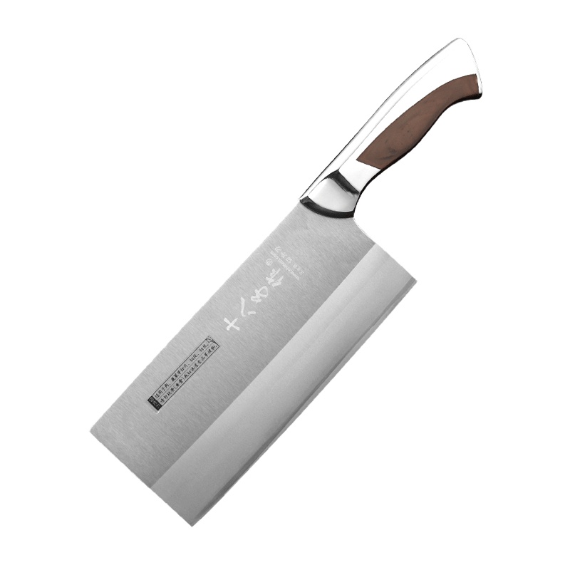 阳江十八子作厨房不锈钢单刀切菜刀刀具 厨房菜刀 复合钢 钢刃切片刀G2001-B