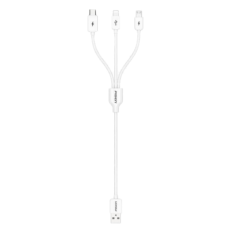 品胜AP07-1200数据线苹果白三合一充电线/1.2m(条)