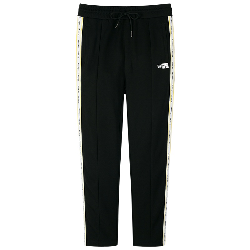 【满198减100预估价：45】森马夏装休闲长裤男2019新款弹力运动卫裤韩版字母学生裤子潮牌