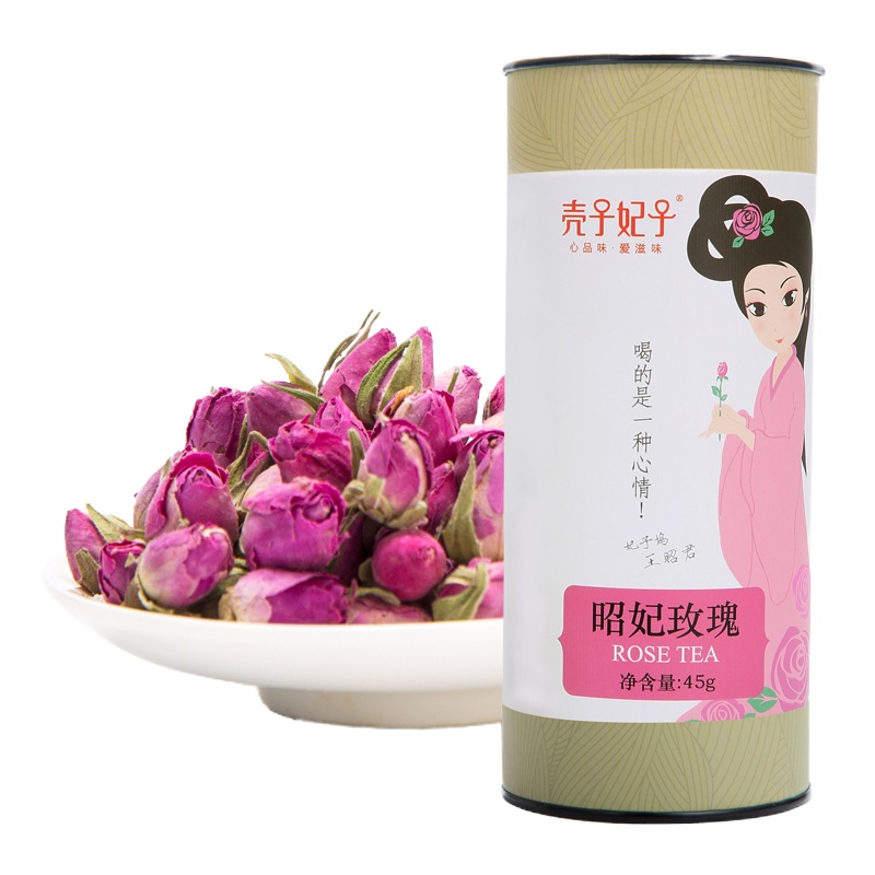 壳子妃子 昭妃玫瑰花(法兰西) 花草茶45g
