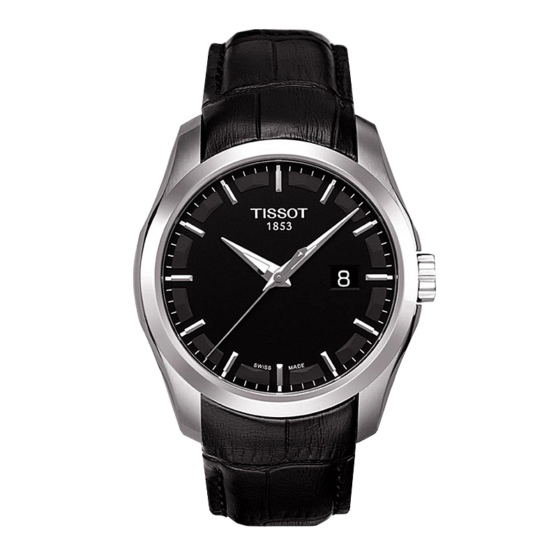 Tissot天梭库图系列皮带男士石英表T035.410.16.051.00
