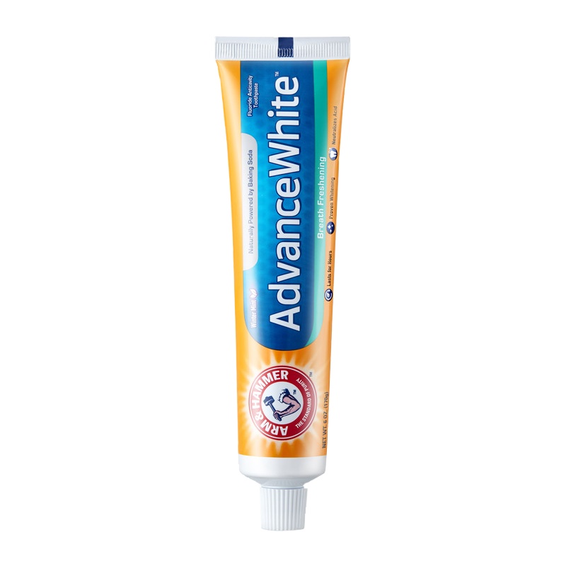 艾禾美(ARM&HAMMER)小苏打焕白卓效牙膏170g美国进口