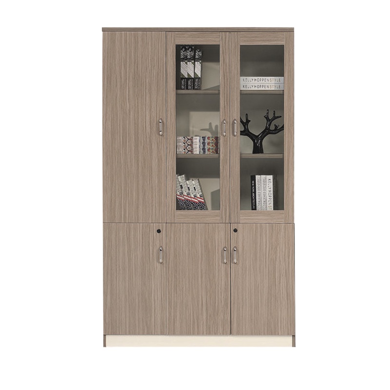 钜晟办公家具板式1.2米左三门文件柜书柜21F302L