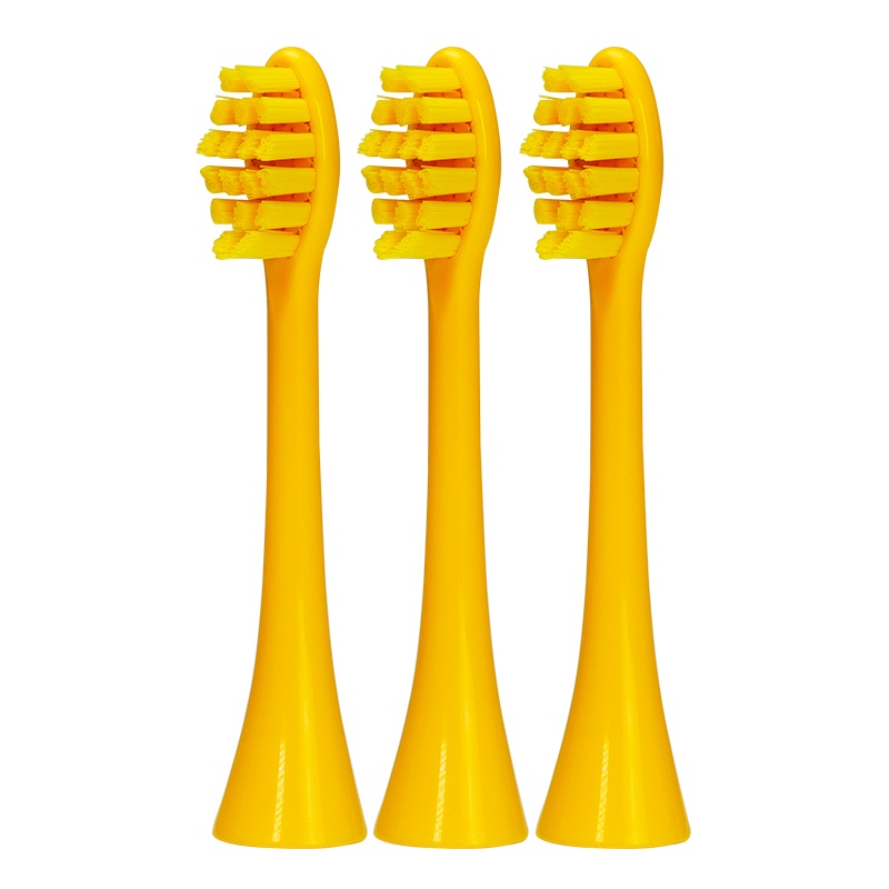 荷兰APIYOO艾优电动牙刷皮卡丘原装替换软毛刷头成人款男女通用 3支装