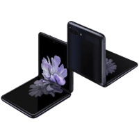 三星 SAMSUNG Galaxy Z Flip 折叠全面屏手机 韩版4G 8G+256G 赛博格黑