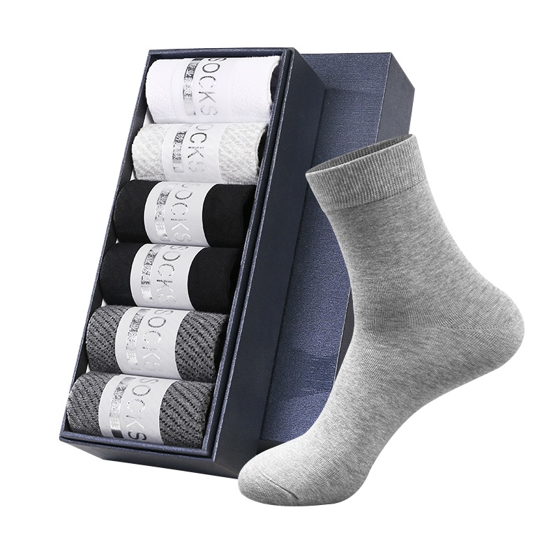 蓓乐妃黑色商务袜子男士棉元素袜纯色男士袜子中筒祙春夏季吸汗休闲长筒大码棉袜