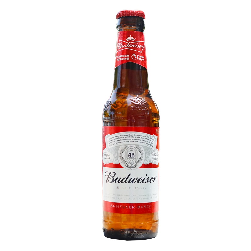 Budweiser百威啤酒275ml*24瓶整箱装