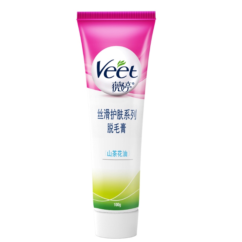 薇婷(VEET)植萃护肤系列脱毛膏(山茶花油)100克腋下男女士学生专用全身腿毛女非私处不永久神器
