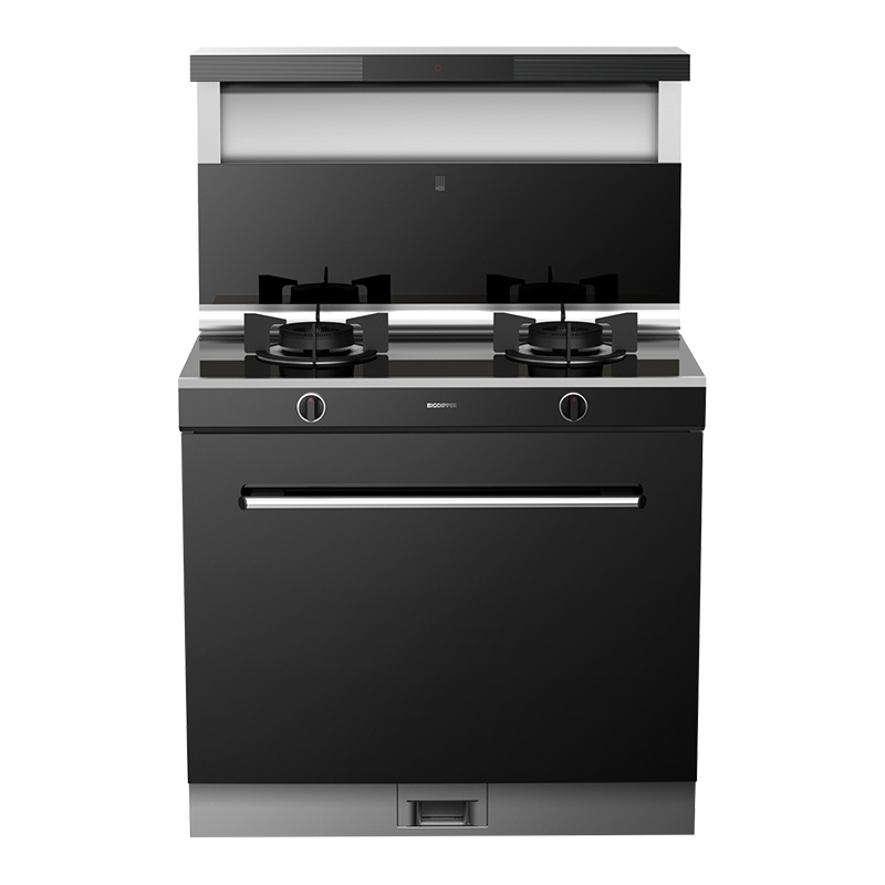 北斗星G2BZ集成灶钢化玻璃台面蒸箱侧吸式油烟机一体灶易清洗大吸力可置物 天然气