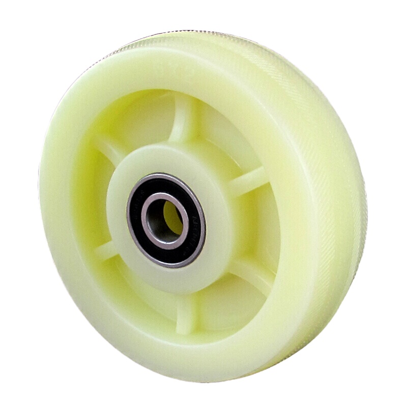 快背克 尼龙脚轮 直径120mm*厚度48mm*内径20mm(配销子)1个