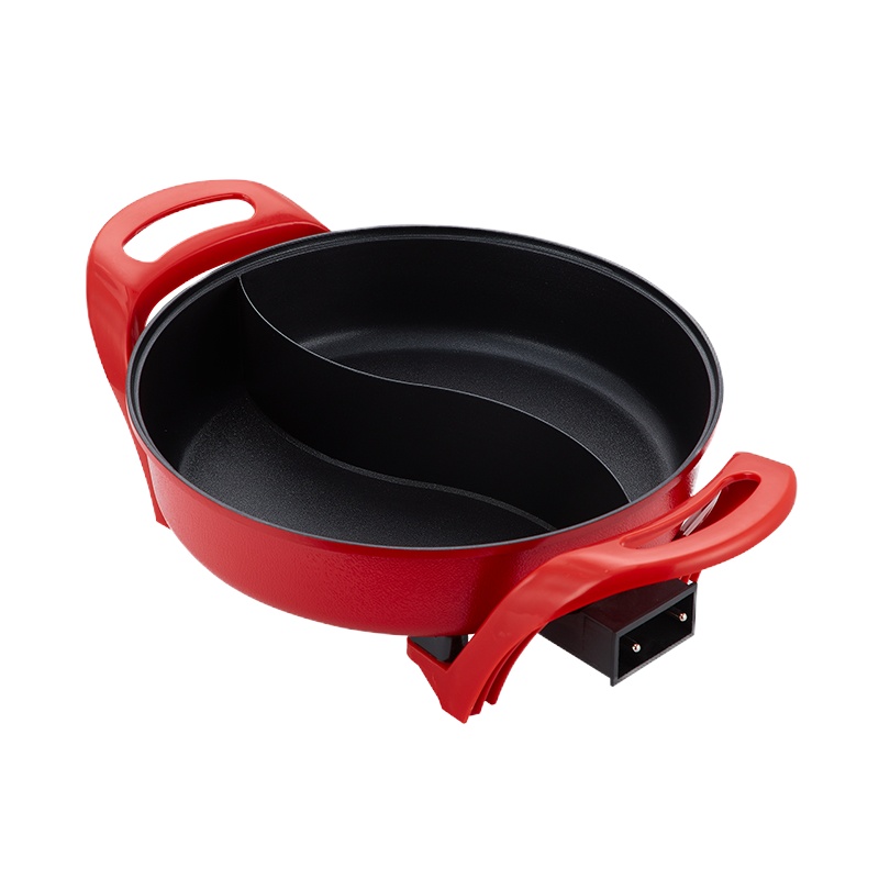 海牌 鸳鸯火锅家用2-8人餐HP-1506多功能插电火锅不粘锅 支持企业团购