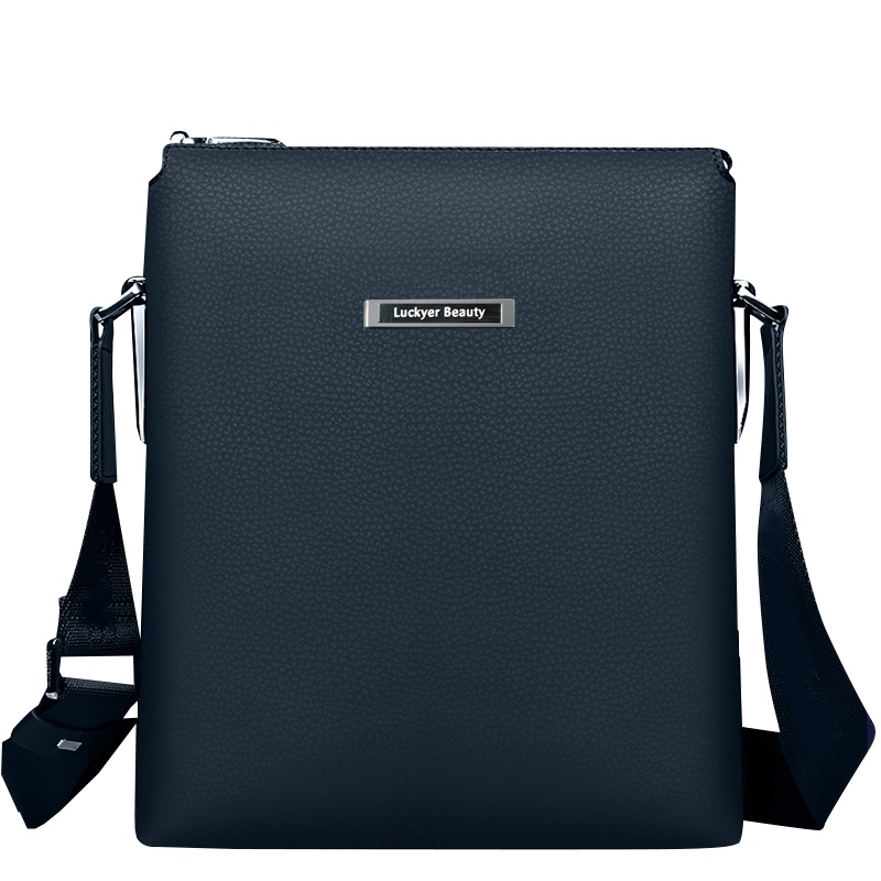 【顺丰配送】男士单肩包斜挎包男单肩包大容量男式挎包单肩包男士休闲包包真皮单肩包男包单肩包男潮TNB151231-4L