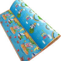 宝宝加厚爬行垫双面图案婴儿童爬爬垫客厅家用防滑地垫防摔泡沫垫 单面0.5厚送手提袋 0.9x1.1不推存购买无袋