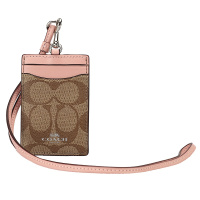 COACH 蔻驰 女款吊牌 女士PVC挂脖证件卡套小型皮具