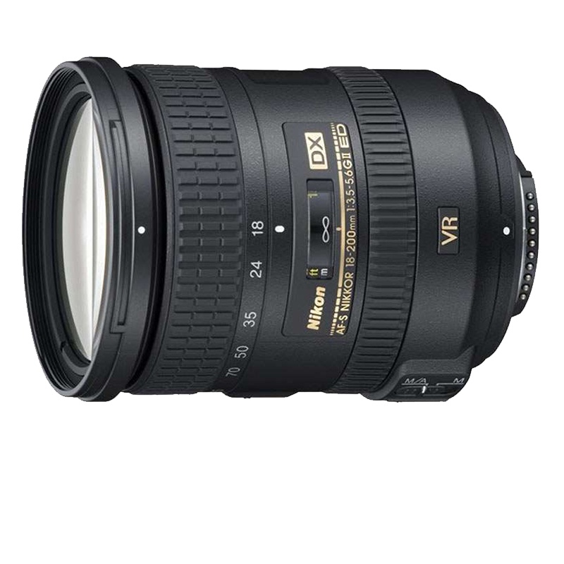 尼康(Nikon) AF-S DX 18-200mm f/3.5-5.6GEDVRII 尼康卡口72mm口径广角变焦镜头