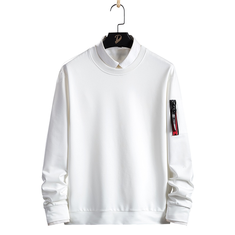 俞兆林(YUZHAOLIN)春秋季男士长袖潮流男装春秋款简约韩版上衣学生圆领卫衣