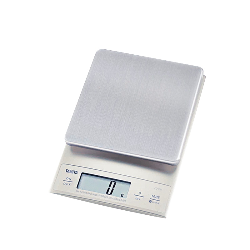 日本百利达(TANITA)多功能厨房秤 家用高精度0.1g炊事秤烘焙称KD-321!一键置零去皮 ml/g转换 可拆洗!