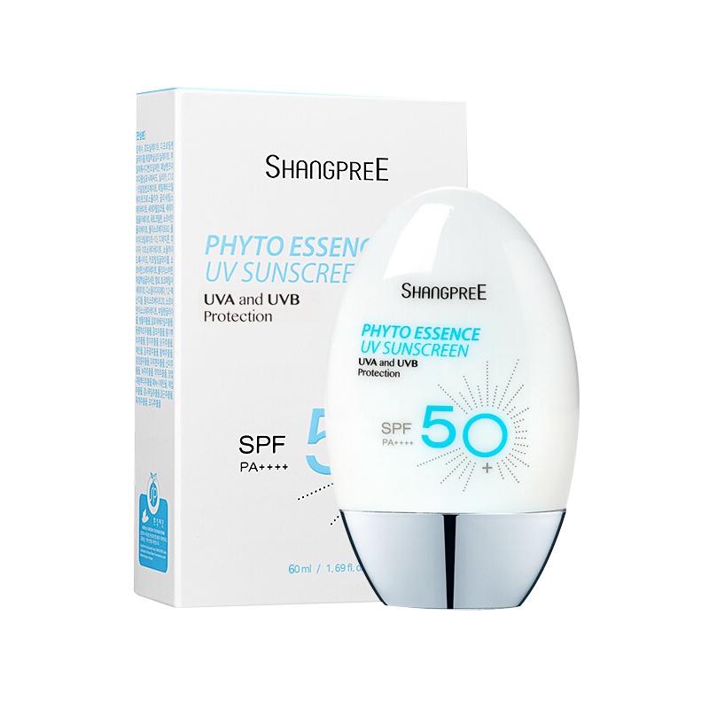 香蒲丽(Shangpree)物理防晒隔离紫外线脸部清爽防晒霜无油SPF50+男女学生可用[60ml新包装]