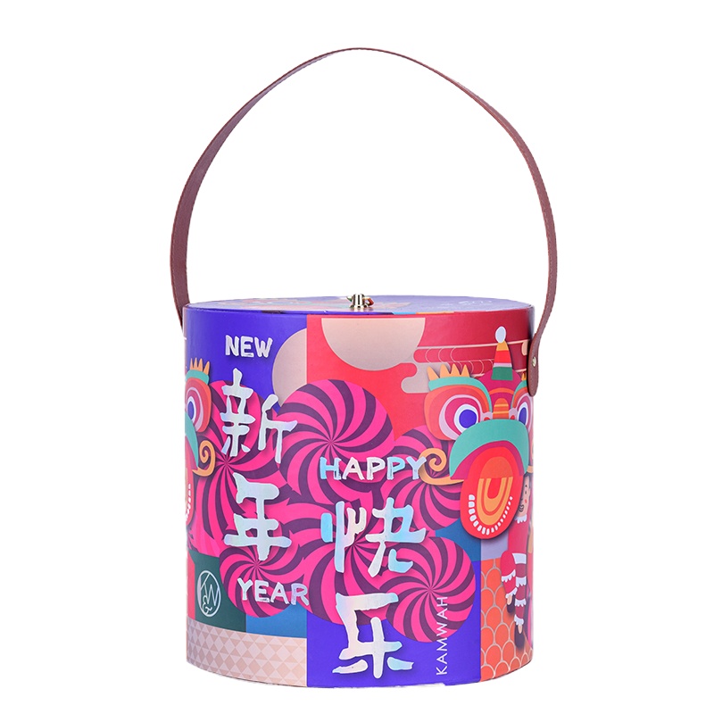 锦华礼 瑞狮贺岁 新年礼物员工福利客户团购饼干糕点组合装