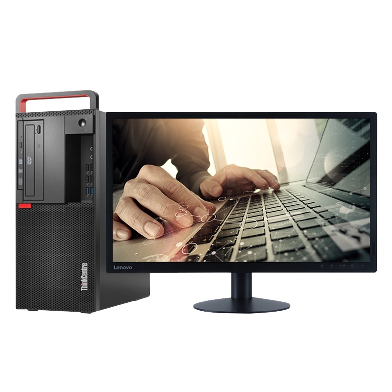 联想(ThinkCentre) M720t 全新九代 商务办公 台式机电脑 27英寸屏定制(i5-9400 8GB 1TB+256GB 2GB独显)家庭娱乐 DVD光驱 企业采购
