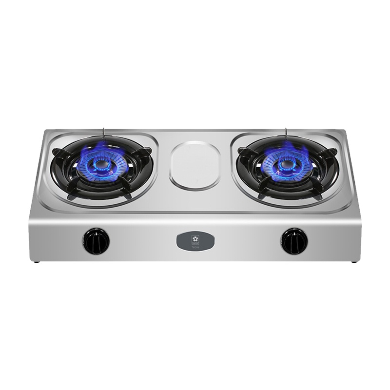 樱花 不锈钢台上灶双灶大火力燃气灶