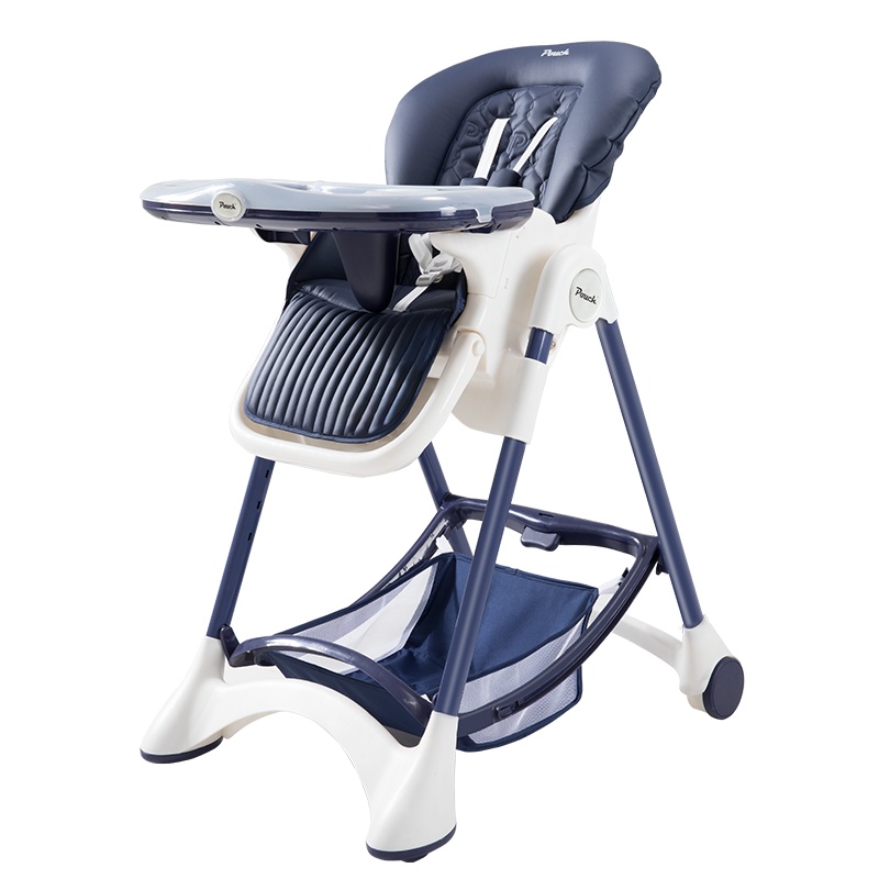 Pouch宝宝餐椅儿童多功能婴儿餐椅可折叠便携式座椅桌椅K05plus