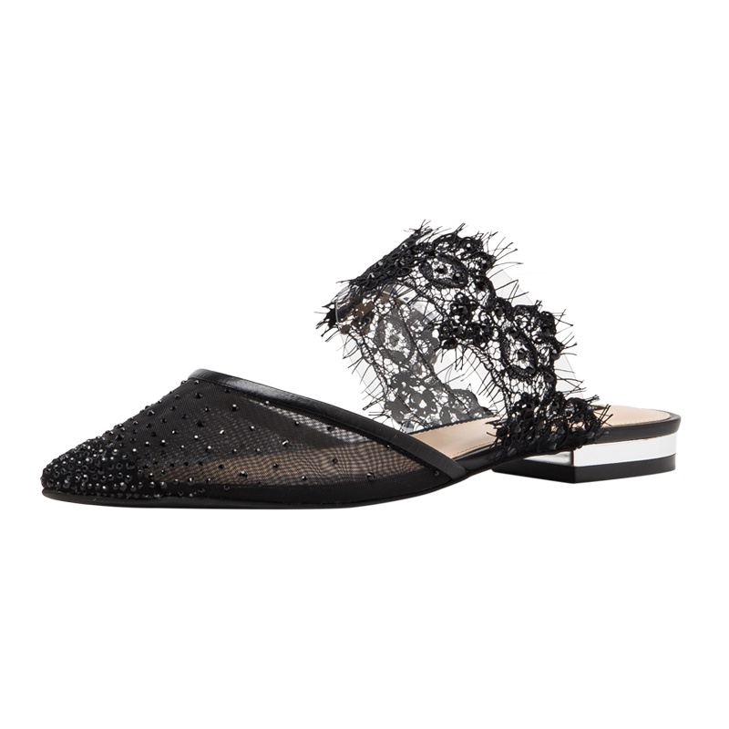 星期六(ST&SAT)夏季新款凉拖包头平底可外穿穆勒鞋SS92110544