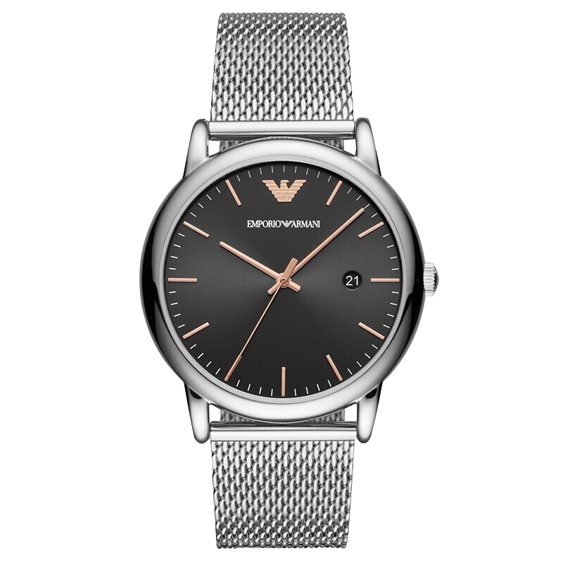 阿玛尼(EMPORIO.ARMANI)手表 商务百搭舒适石英表男士腕表 AR11272