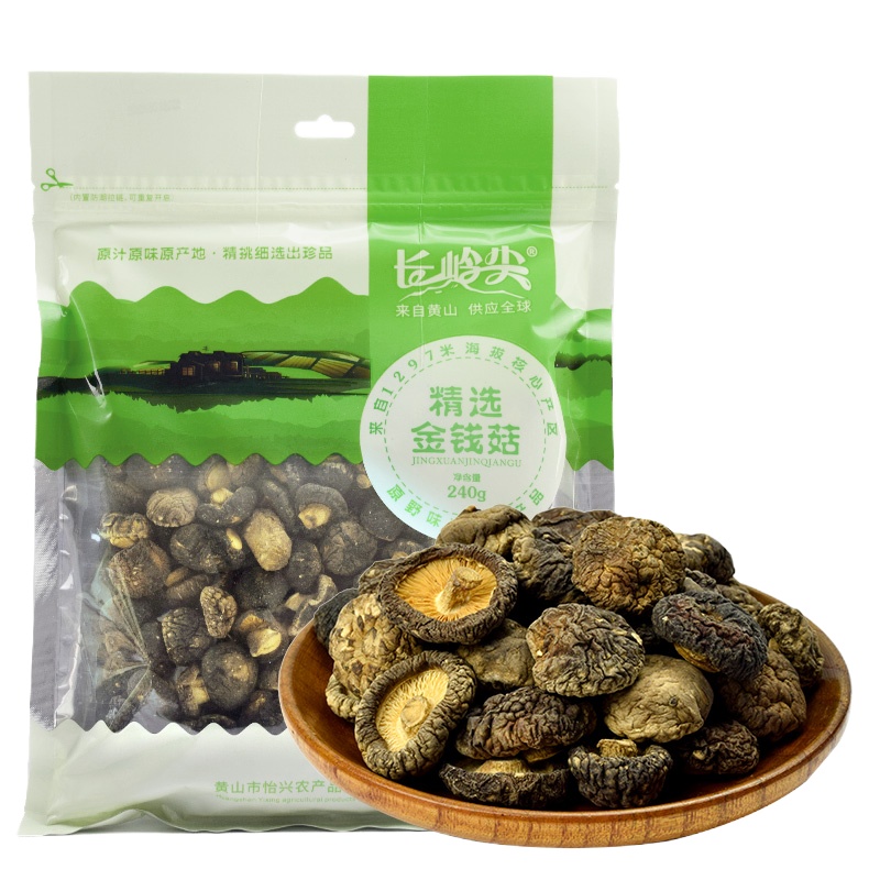 长岭尖 原野系列精选金钱菇240g