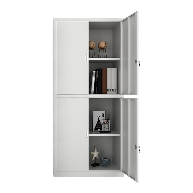 铭威盾钢制文件柜办公资料柜铁皮档案柜带锁储物柜财务凭证柜通双节器械柜