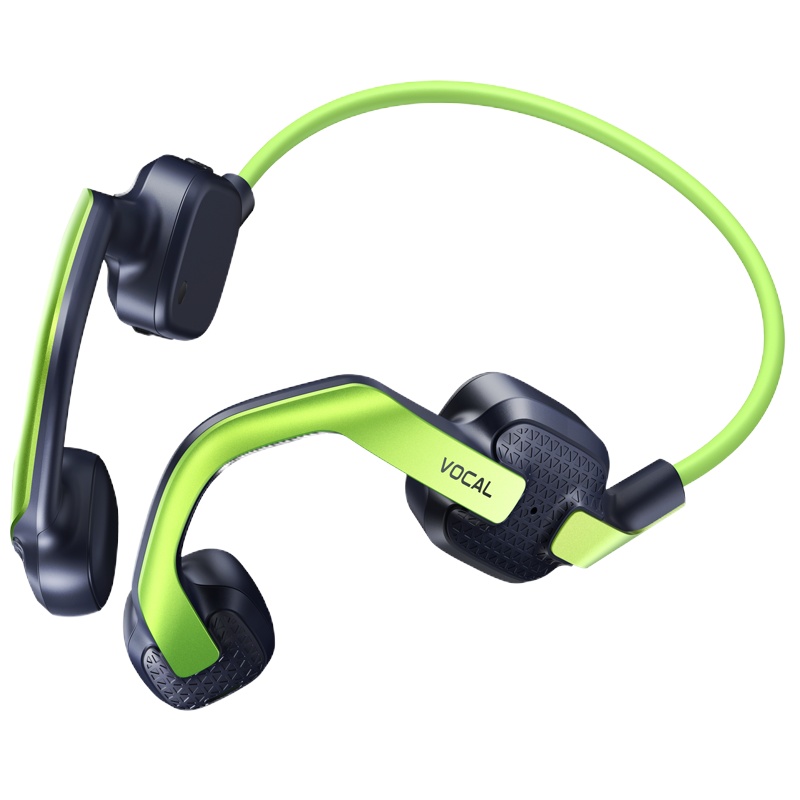 小天才外耳佩戴学生耳机 无线蓝牙儿童耳机 学生网课学习耳机 可通话耳机极光绿