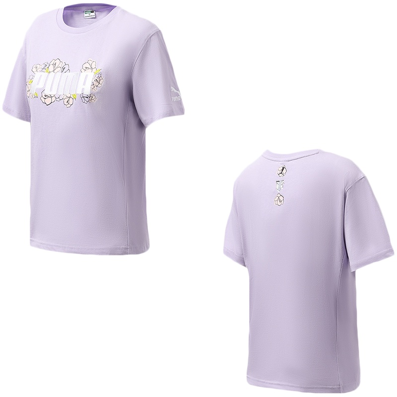 PUMA彪马女装运动服休闲短袖T恤