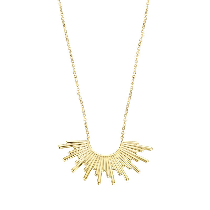 MYFD 项链女18K包金沙漠系列之旭日之光项链MYN19217GP