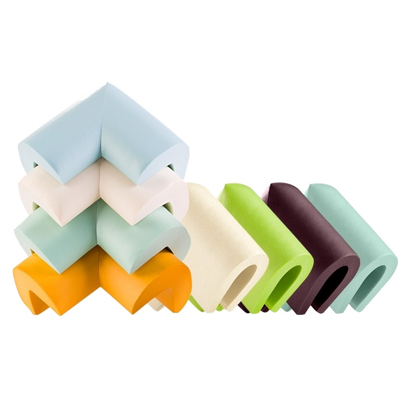 儿童防撞防磕碰保护床角桌角套油烟机桌子防碰撞直角包边包角 L-蓝莓(10只装)