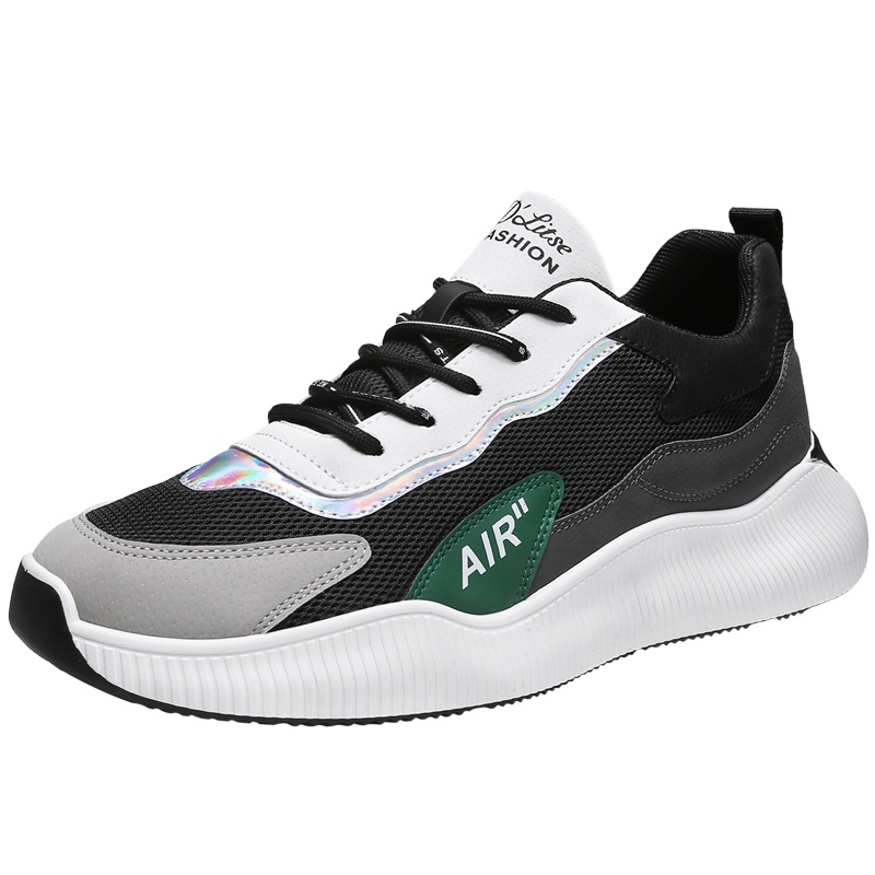 羊骑士2021男鞋四季运动鞋潮鞋网布鞋休闲鞋老爹鞋男士低帮鞋