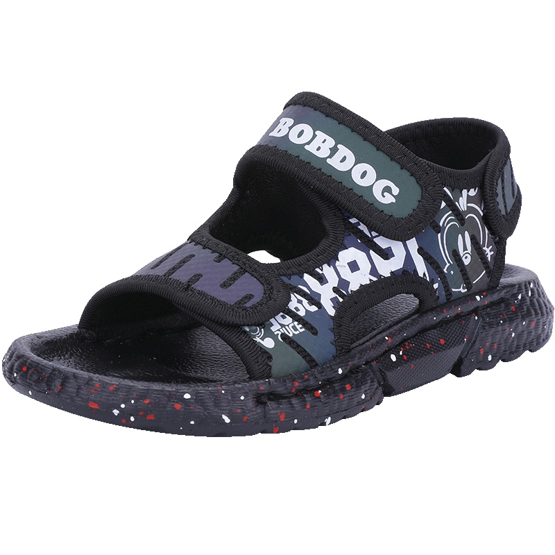 巴布豆童鞋儿童凉鞋男2019韩版夏季时尚男童沙滩鞋