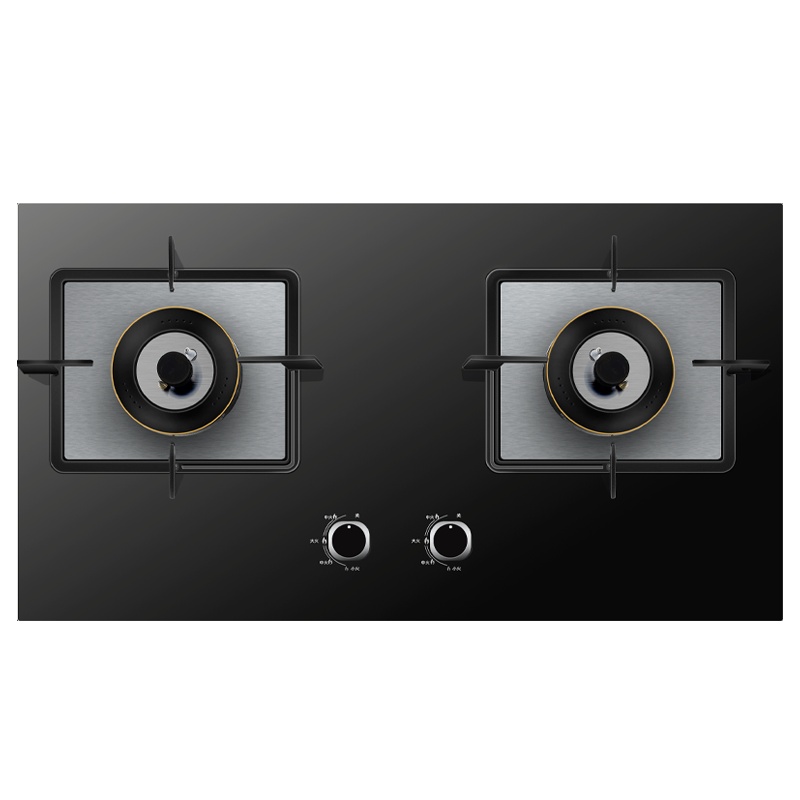 康宝(Canbo)5.0KW燃气灶炉灶台 双灶具嵌入式台式两用 家用钢化玻璃JZT-2QB323 天然气[政府补贴]